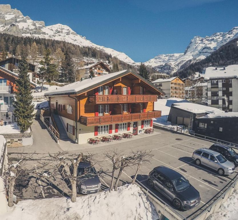 Touristenheim Bergfreude Leukerbad Exteriör bild