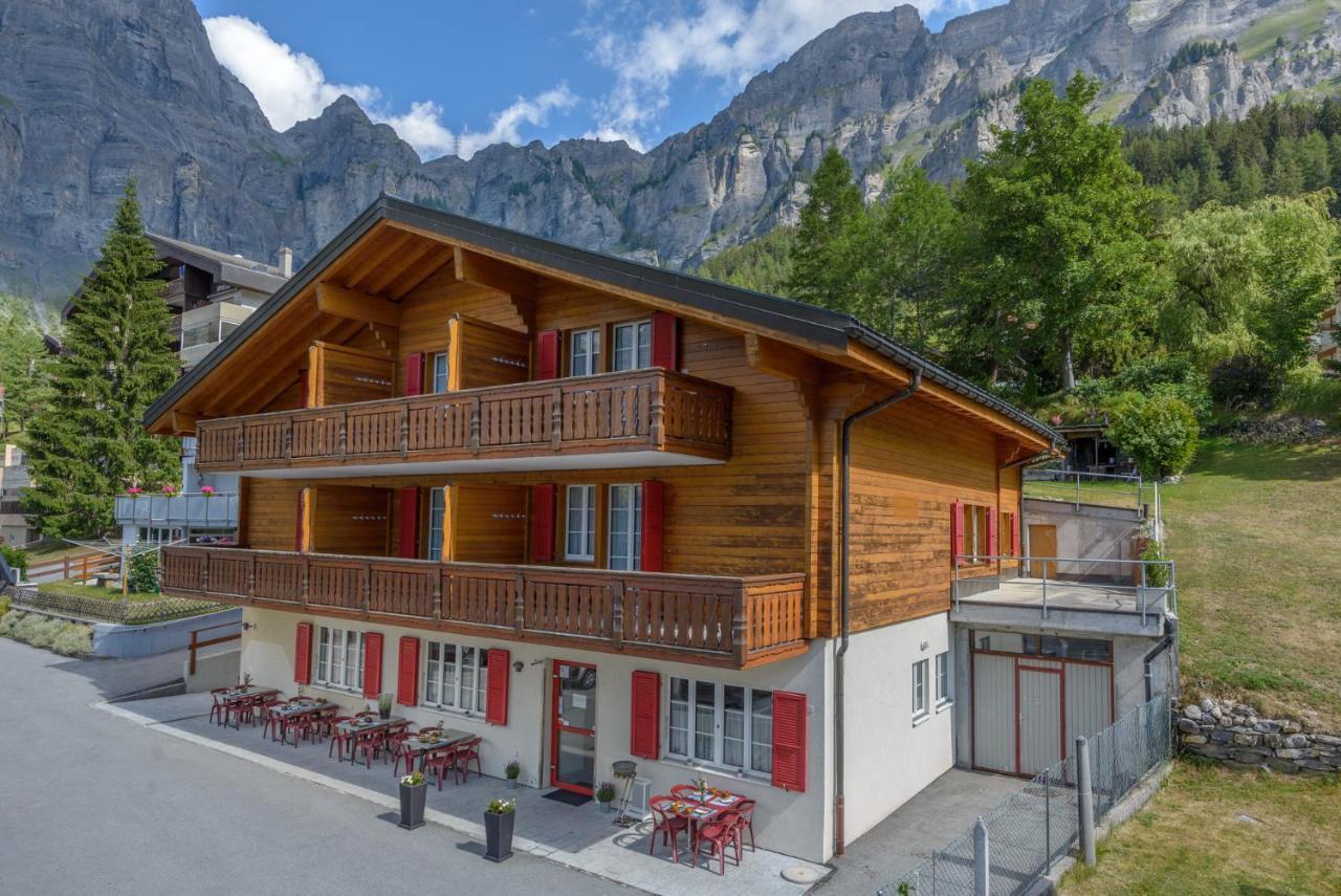 Touristenheim Bergfreude Leukerbad Exteriör bild